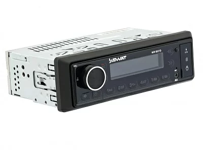 Автомагнитола Swat WX-507D 1DIN 4x50Вт v5.0 AUX DSP 3 ПДУ (SWAT WX-507D)