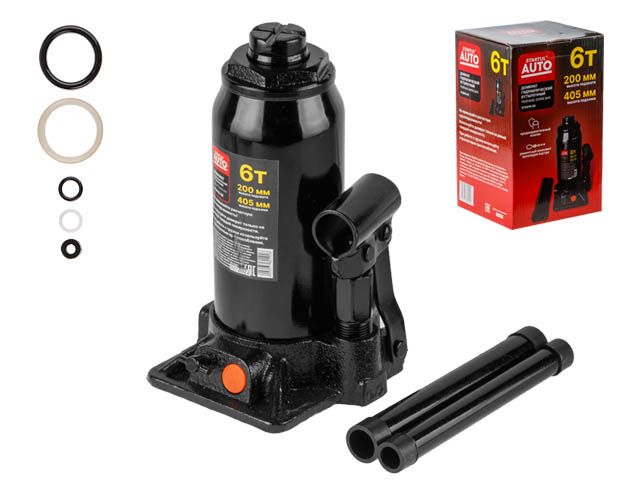 Домкрат гидравлический 6т бутылочный 200-405мм STARTUL AUTO ST8019-06