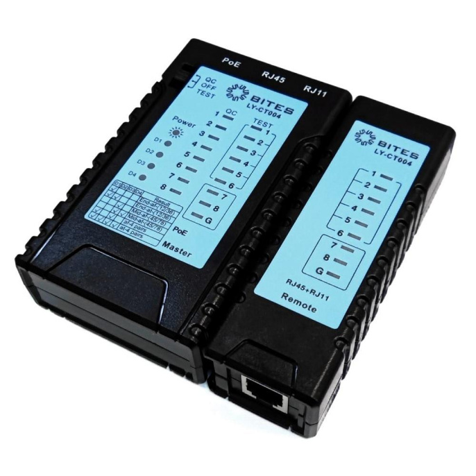 Тестер кабеля 5Bites UTP STP TEL POE PLUG TEST LY-CT004