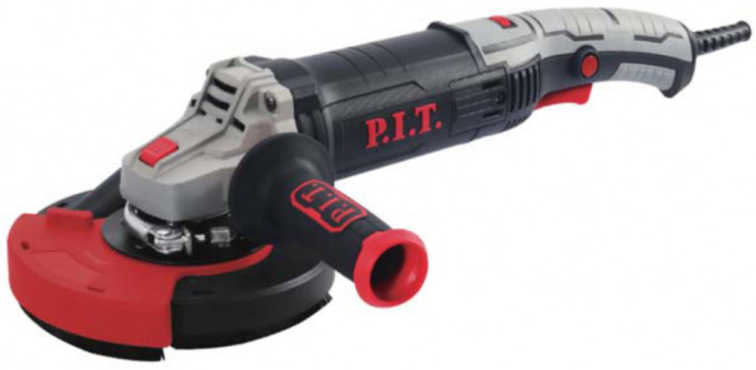 Шлифмашина P.I.T. PWG125-C по бетону, 1400Вт, диаметр диска: 125 мм, 3000-9000об/мин, кожух д/шлифовки, регулировка скорости оборотов, питание: сеть