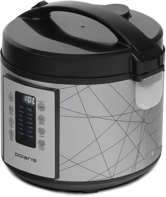 Мультиварка Polaris IQ Home PMC 5020 Wi Fi 5л 750Вт серебристый/черный