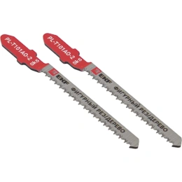 Пилки для электролобзика Expert T101AO, фигурный рез по дереву, SK5, 2 шт EKF pl-t101ao-2