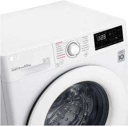 Стиральная машина LG F2V3GS3W, с фронтальной загрузкой, 8.5кг, 1200об/мин, с паром, инверторная