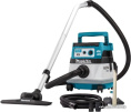 Пылесос Makita DVC867LZX4 (строительный, аккумулятор, регулировка мощности, сухая уборка, объем пылесборника: 8 л, мощность всасывания: 138.028 Вт /9.8 кПа, фильтр тонкой очистки)