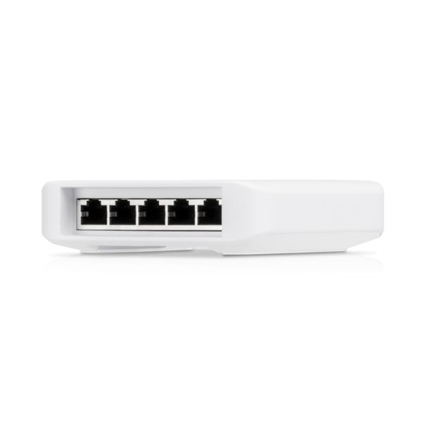 Коммутатор Ubiquiti UniFi Switch Flex |USW-Flex| PoE-коммутатор, 5х 1G RJ45, раздача 46 Вт (027595)