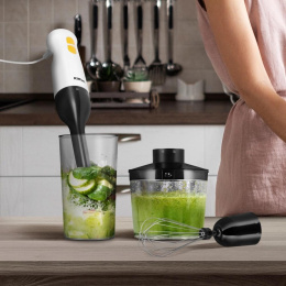 Блендер KitFort КТ-3511,  погружной,  белый/черный