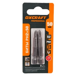 Биты OXCRAFT PH 2x50 в упаковке 2шт 08012022