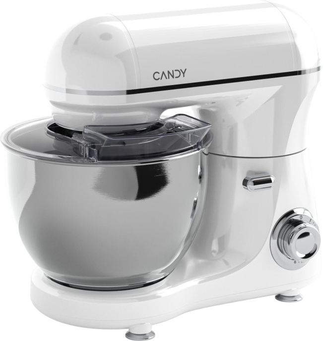 Миксер планетарный Candy CM-500, 600Вт, белый [qg0079m00ru]