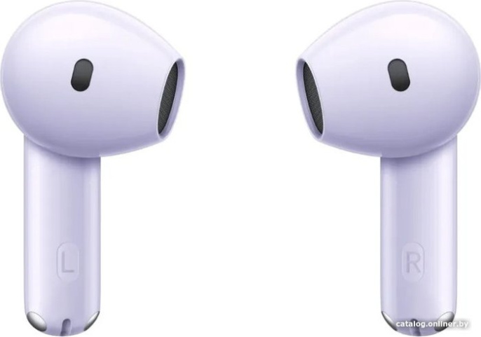 Наушники Honor Earbuds X6 Purple PET-T10 парное соединение, индикатор состояния, поиск наушников, прием/сброс вызова, управление воспроизведением, 20 - 20000 Гц, Bluetooth 5.3