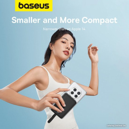 Портативное зарядное устройство Baseus P1002210B113-00 Magnetic Mini Wireless Fast Charge Type-C Edition 10000mAh 30W Cluster Black (PPCXM10T)