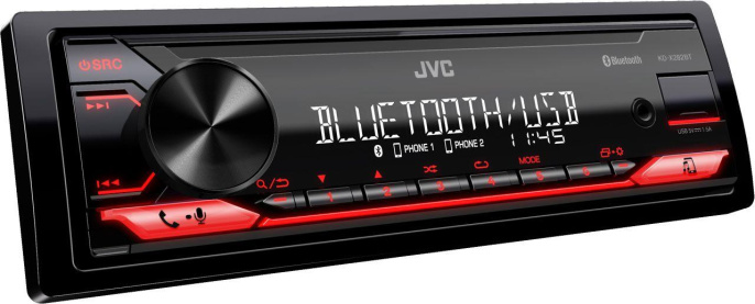 Автомагнитола JVC KD-X282BT 1DIN 4x50Вт v4.2 RDS