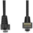 Патч-корд Vention прямой UTP cat.6a, RJ45 угол 90 - 5м. Черный IBOBJ