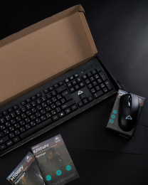 Клавиатура БЕШТАУ КЛ104РУ, USB, мембранная,  черный