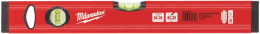 Уровень Milwaukee Slim 40см 4932464854 магнитный, погрешность 0.029° 0.0005 ˝/дюйм, 0.5 мм/м , 2 твердые, акриловые пузырьковые колбы