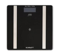 Весы напольные электронные Scarlett SC-BS33ED110 макс.180кг черный
