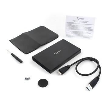 Внешний корпус 2.5" Gembird USB 3.0 SATA алюминий чёрный EE2-U3S-55