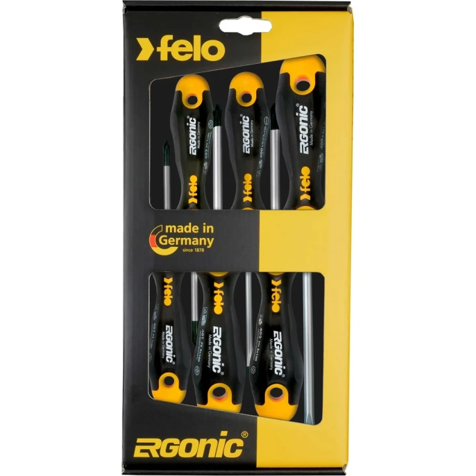 Набор отверток 6 шт в упаковке Felo Ergonic 40096118