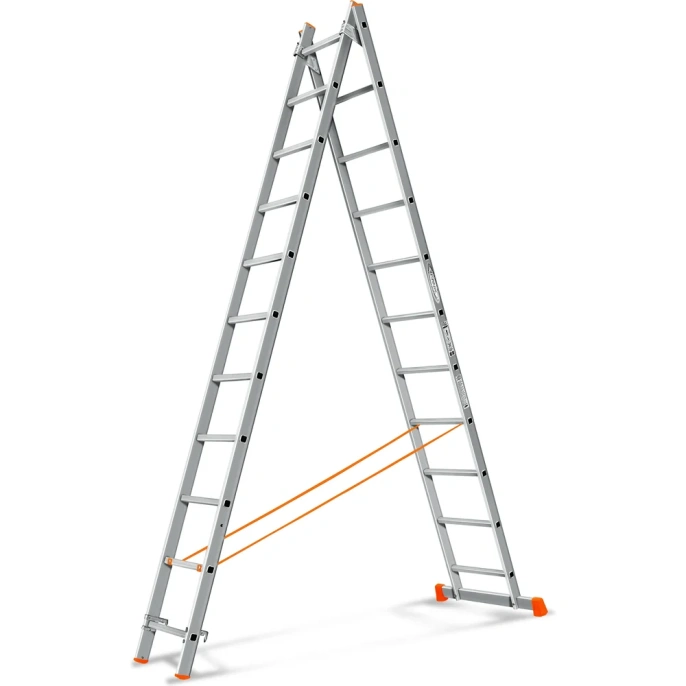 Двухсекционная лестница Эйфель Гранит 2х11