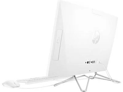 Моноблок HP 24-df0013ur NT 23.8" FHD(1920x1080) AMD Athlon 3050U, 4GB DDR4 2400 (1x4GB), SSD 128Gb, AMD Integrated Graphics, noDVD, kbd&mouse wired, HD Webcam, Snow White, FreeDos, 1Y Wty