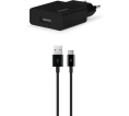 Сетевое зарядное устройство TTEC SmartCharger Travel Charger 2.1A Type-C Cable - Black 2SCS20CS
