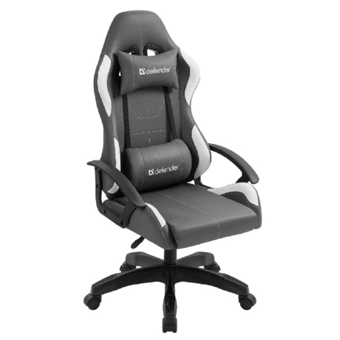 Игровое кресло Chromos Серый/Белый,класс 2,PU DEFENDER 64675