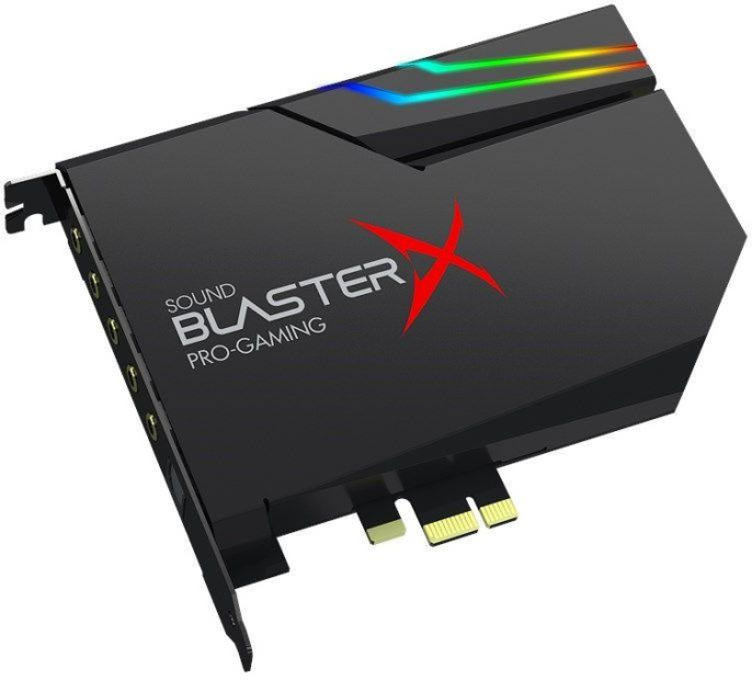 Звуковая карта PCI-E Creative BlasterX AE-5 Plus,  5.1, Ret [70sb174000003]