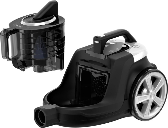 Пылесос Rondell RDE-2060, 2400Вт, черный/серый