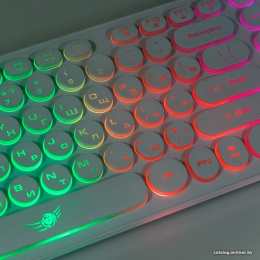 Dialog Gan-Kata Клавиатура KGK-16U WHITE - игровая с RGB-подсветкой, USB, белая