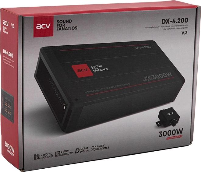 Усилитель автомобильный ACV DX-4.200 V3 [42615]