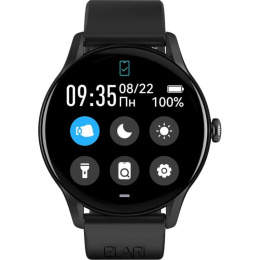 Смарт-часы ELARI Chrono Pro,  1.43",  черный/черный [kp-n2-black]