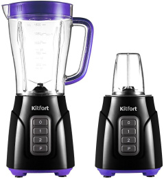Блендер KITFORT KT-3032-1,  стационарный,  фиолетовый