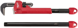 Ключ трубный Milwaukee Cheater L 250-600мм (48227314) (стальной, хват до 63 мм, двойные винтовые пружины, отверстие для шнурка)