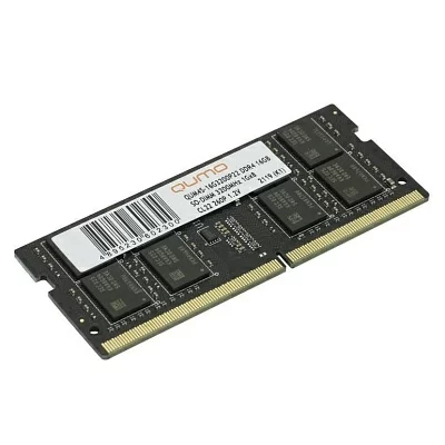 Модуль памяти QUMO QUM4S-16G3200P22 DDR4 SODIMM 16Gb PC4-25600 CL22 (for NoteBook)