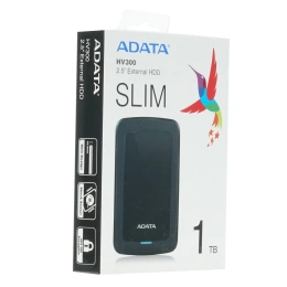 ADATA Внешний накопитель HDD 2.5" USB3.2 ADATA 1Tb HV300 AHV300-1TU31-CBK Черный