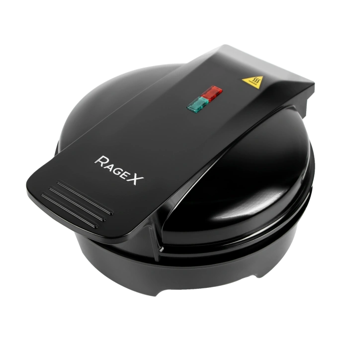 Электрическая вафельница RAGEX R703-000, сердечки, 1000Вт, цвет: черная