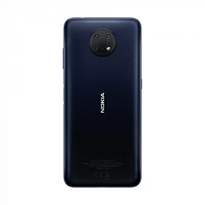 Смартфон Nokia NOKIA G10 DS TA-1334 BLUE 4/64, 16,5 см (6.5") 20.5:9 2400 x 1080 пикселей, 8x2,0 ГГц, 8 Core, 4GB RAM, 64GB, up to 512GB flash, 13 МП+2 МП+2 МП/8 MP, 2 Sim, 2G, 3G, LTE, BT v5.0, Wi-Fi, GPS/AGPS/GLONASS/BDS/Galileo, Type-C, 5050