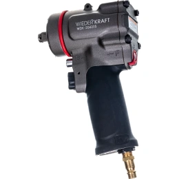 Компактный пневматический ударный гайковерт WIEDERKRAFT 1/2", 1200 Нм, 119 мм  WDK-20420S
