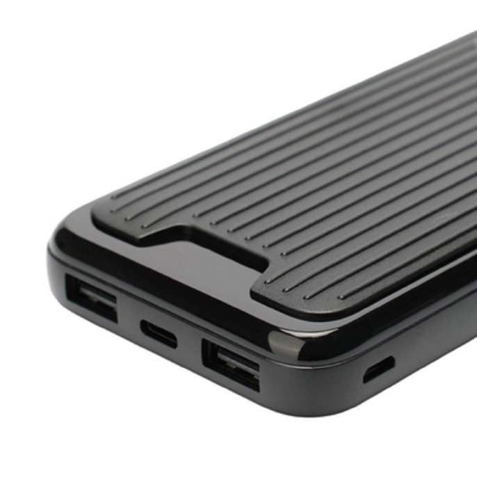 Gembird Портативный аккумулятор, 10000мАч, 2A, черный GPB-10