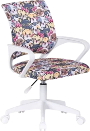 Детское компьютерное кресло Defender Fiesta принт Коты, ткань,класс1 (64818)