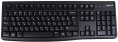 Клавиатура Logitech K120 черный USB (920-002522) кабель 1.5м