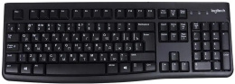 Клавиатура Logitech K120 черный USB (920-002522) кабель 1.5м