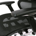 Офисное кресло Thermaltake Cyberchair E500 Black GGC-EG5-BBLFDM-01 для руководителя, механизм мультиблок, максимальная нагрузка 150 кг