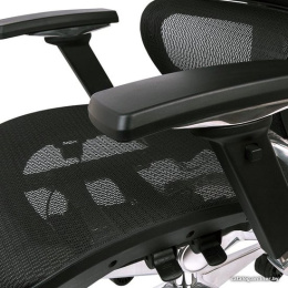 Офисное кресло Thermaltake Cyberchair E500 Black GGC-EG5-BBLFDM-01 для руководителя, механизм мультиблок, максимальная нагрузка 150 кг