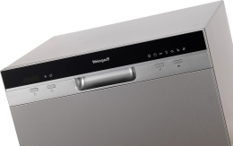 Посудомоечная машина WEISSGAUFF TDW 4006 S, компактная, настольная, 55см, загрузка 8 комплектов, серебристая [425988]