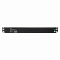 Блок розеток с кабелем с вилкой C14 ExeGate ServerPro PDU-19H604 Al-6S-C14-2.5CU 19", 1U, Алюминий, 6 Schuko, кабель с вилкой C14 VDE-250V-10A-3*1.0mm2, медь, 2.5 метра, индикатор питания, черный, RTL EX280829RUS