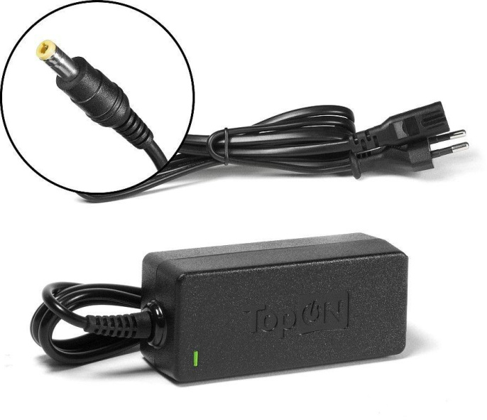 Адаптер питания TOPON TOP-LT08,  20 В,  2A, 40Вт,  черный