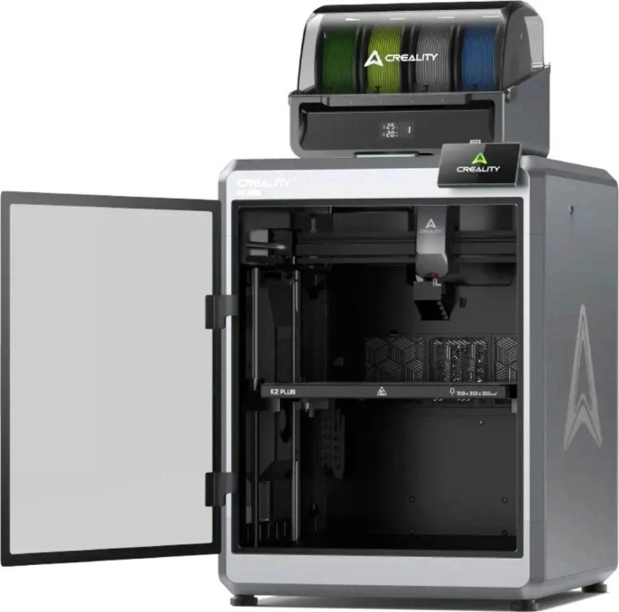 Принтер 3D Creality K 2 Plus Combo 350x350x350мм ABS/PLA/PETG/ASA/Carbon/TPU 50мкм (1002110046)