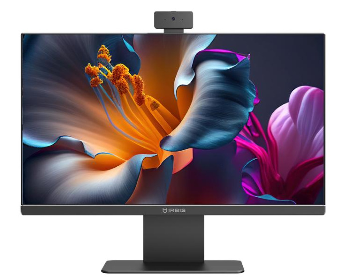 Моноблок IRBIS GroovyAIO 27; 27“ N100;8GB/256GB;IPS;16:9;1920x1080x100Hz;1000:1;250Cd/m2;5ms;HDMI out ;VGA;USB-C;2*USB2.0;4*USB3.0;RJ45;WebC 5MP;WIFI6;BT5.0;Tilt;Spk2*3W;keyb+mouse;Win11 27N100M282C