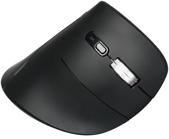 Беспроводная компьютерная мышь вертикальная UGREEN MU008S 85081 Multi-mode Wireless Vertical Mouse 2.4 GHz&BT. Цвет: черный