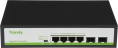 Коммутатор Tiandy TC-P3S06 H/0402/AT/60/V2.0 (L2) 4x1Гбит/с 2SFP 4PoE 60W неуправляемый